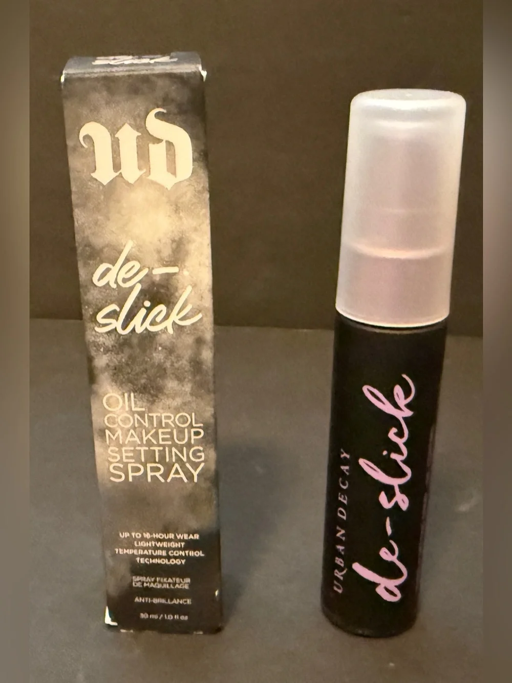 Urban Decay De-Slick Oil Control Setting Spray Travel Size 1oz New